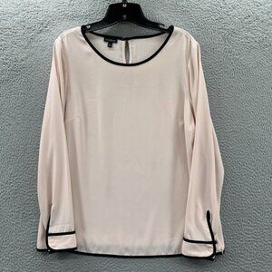 TALBOTS Blouse Womens Medium Top Long Sleeve